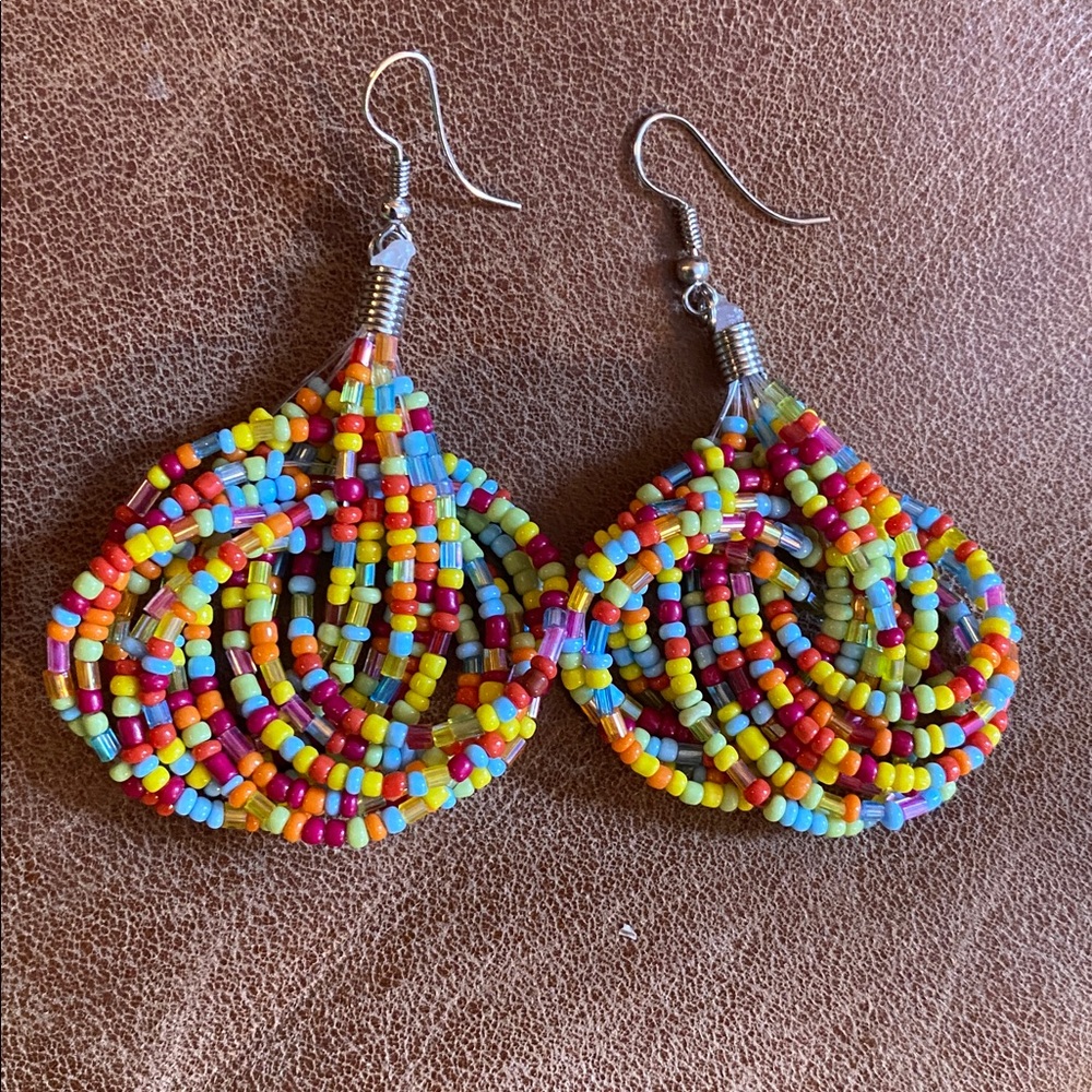 LAST CALL Colorful Beaded Earrings